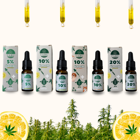 Novos Óleos de CBD Tabu já chegaram!