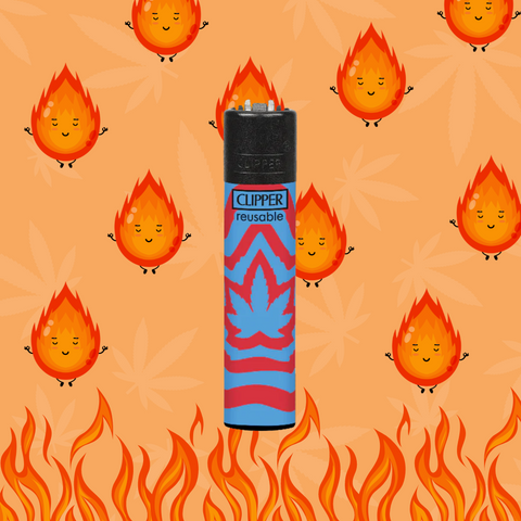 Isqueiro Mini Clipper Illusion Weed