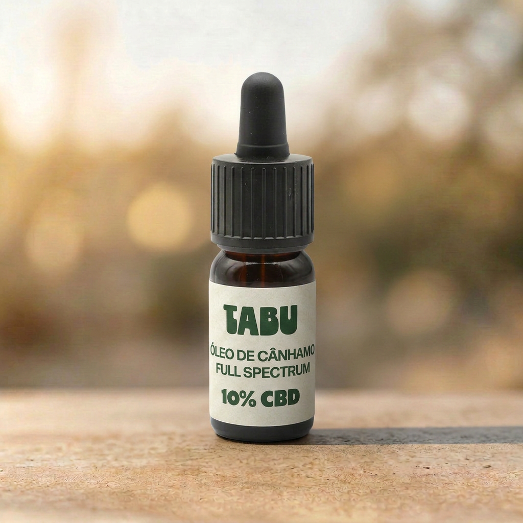 Óleo de cânhamo full spectrum 10% CBD