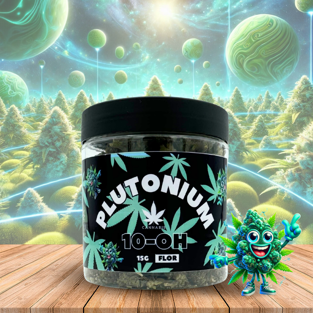Flor de 10-OH Plutonium 50%, 15 Gramas