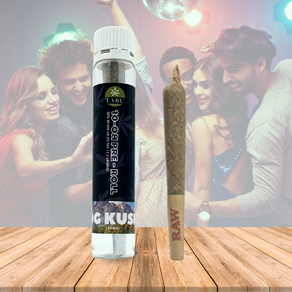 Rolled Cigarette - 10-OH Pre Roll (50%) OG Kush 1.2g