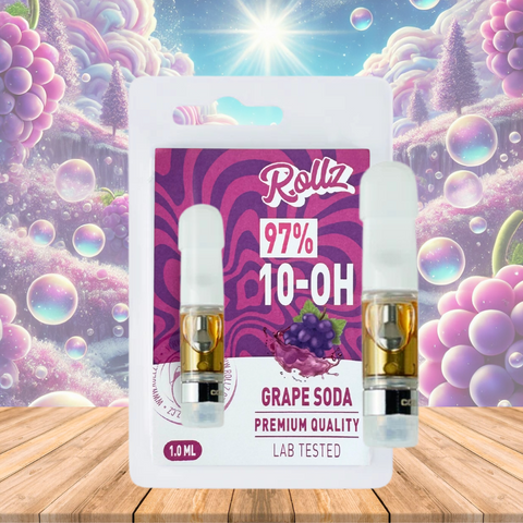 Vape Cartucho/Cartridges de 10-OH, 97%, Uva, 1ml