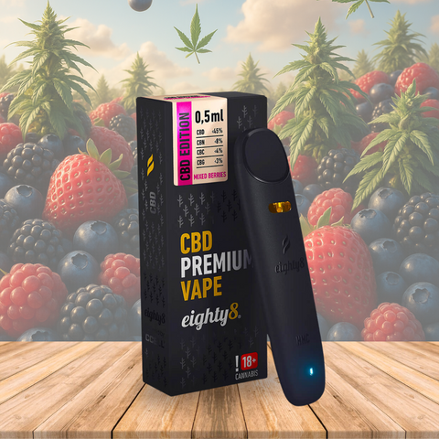 Vape de CBD 45%, Mixed Berries, 0.5ml