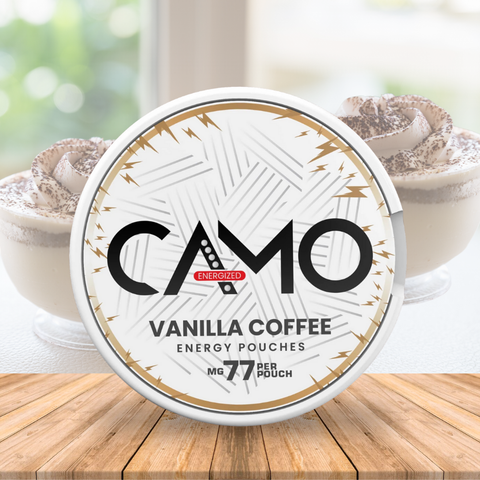 Bolsa de Cafeína, Sabor a Café de Baunilha, 77mg - Boost de energia