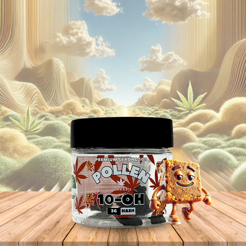 Haxixe de 10-OH Pollen Premium Strong 50%, 3g