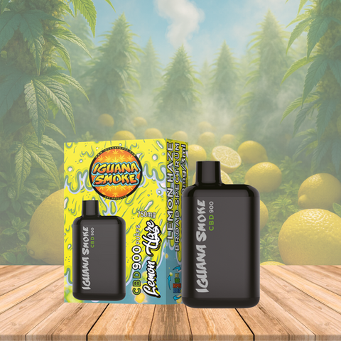Vape de CBD 750mg Broad Spectrum, Lemon Haze, Iguana Pocket, 3ml