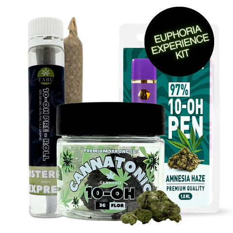 Pacote Experiência Eufórica, 3 variedades de 10-OH