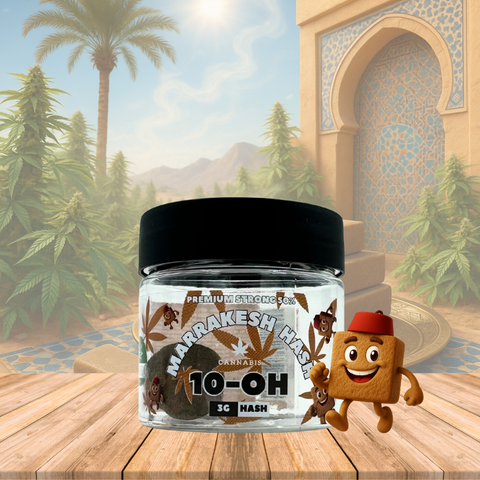 Haxixe de 10-OH Marrakesh Hash Premium Strong 50%, 3g
