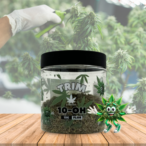 Flor de 10-OH Trim 50%, 15 Gramas