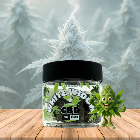 Flor de CBD White Widow Premium, 3g