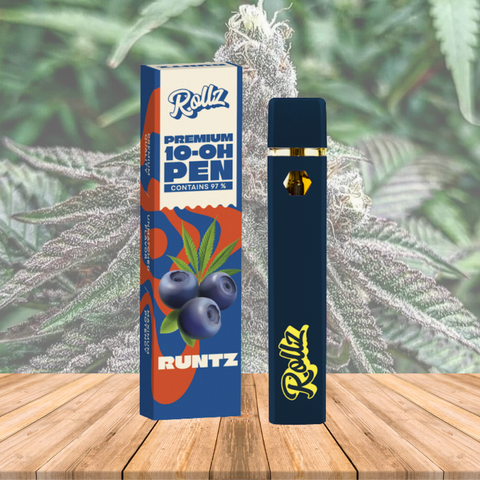 Vape de 10-OH 97%, Grape Soda, Caneta Descartável Rollz 2ml/1ml