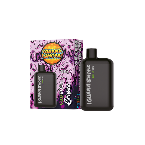 Vape de CBD 225mg, Grapes, Iguana Pocket, 3ml