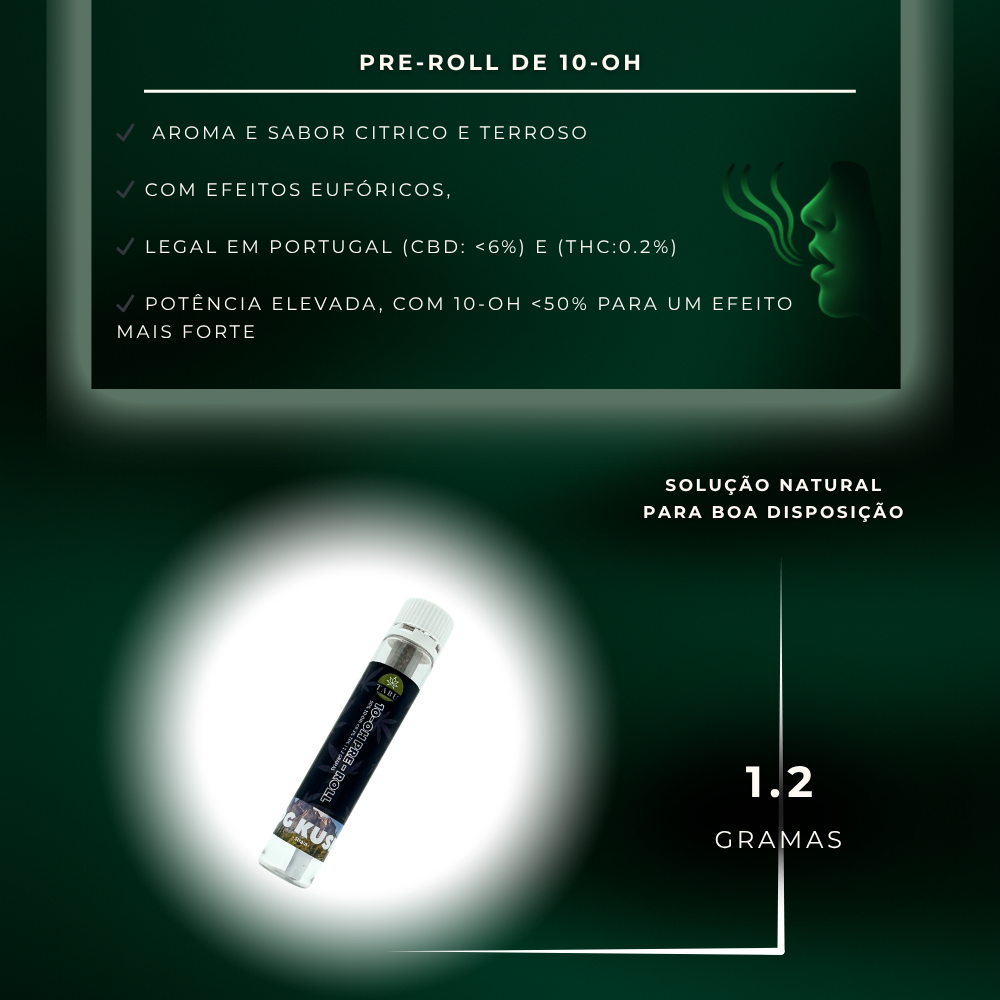 Rolled Cigarette - 10-OH Pre Roll (50%) OG Kush 1.2g